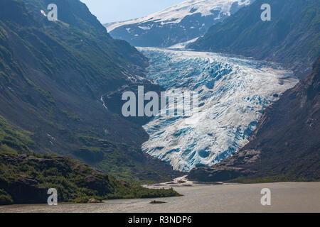 Kanada, British Columbia, Stewart. Bear Glacier Glacier Highway Stockfoto