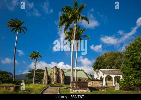 St. Kitts und Nevis, St. Kitts. Middle Island, St. Thomas Kirche Stockfoto