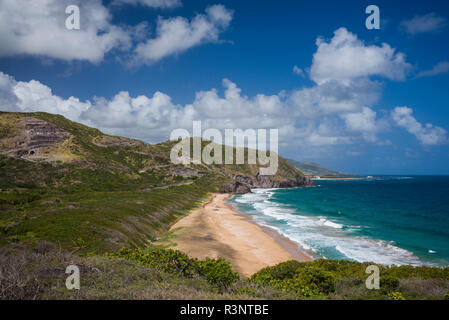 St. Kitts und Nevis, St. Kitts. Südlich der Halbinsel, Friars Bay Stockfoto