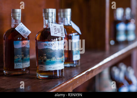 Us Virgin Islands, St. Thomas. Charlotte Amalie, Virgin Islands Rum (Editorial nur verwenden) Stockfoto