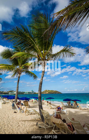 Sint Maarten. Dawn Beach Stockfoto