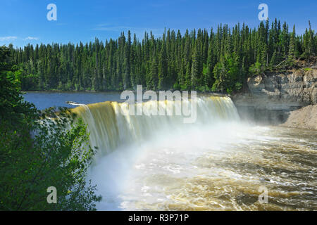 Kanada, Northwest Territories. Kakisa River Lady Evelyn fällt Territorial Park. Stockfoto