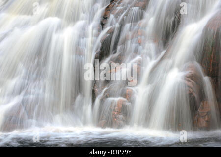 Kanada, Nova Scotia, Cape Breton Highlands National Park. Mary Ann fällt Wasserfall. Kanada Stockfoto