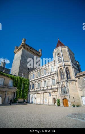 Turm Bermonde, Duke's Chateau, Uzès, Provence, Frankreich Stockfoto