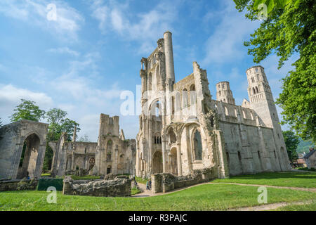 Jumièges Abbey, Jumièges, Normandie, Frankreich Stockfoto