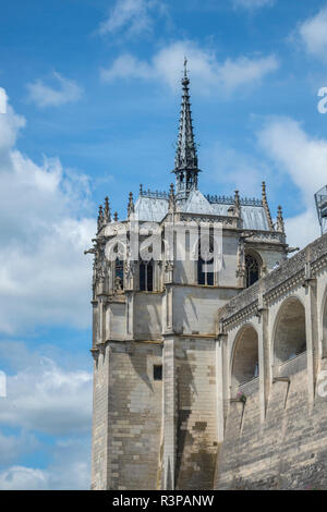 Amboise Schloss Amboise, Frankreich, Europa Stockfoto