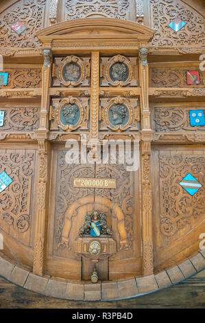 Champagner Fass erstellt für Paris Expo, Champagner Mercier, Epernay, Frankreich Stockfoto