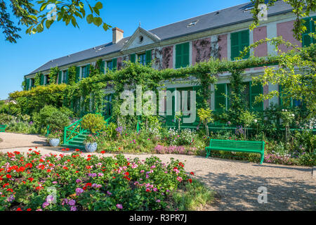 Monets Haus, Giverny, Normandie, Frankreich Stockfoto