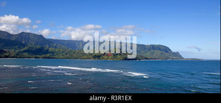 Bunte Napali Küste in Hawaii Stockfoto