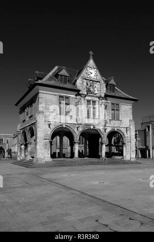 Die Guildhall in Cathedral Square, Peterborough, Cambridgeshire, England, Großbritannien Stockfoto