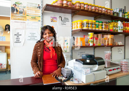 Afrikanische store Montreal Kanada Stockfoto