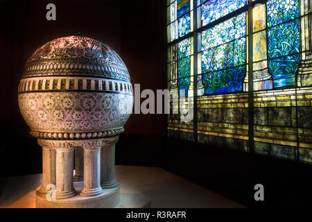 Die Tiffany Kapelle an der Charles Hosmer Morse Museum, Winter Park, Florida, USA Stockfoto
