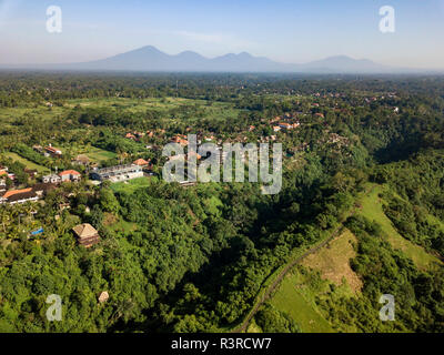 Indonesien, Bali, Ubud, Luftaufnahme von path Stockfoto