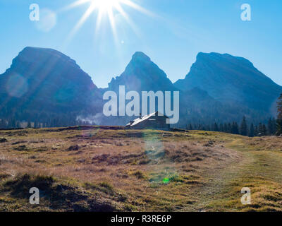 Die Schweizer bekannte Churfirsten Stockfoto