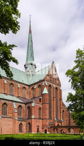 Das Münster in Bad Doberan in der Nähe von Rostock. Ein Meisterwerk im norddeutschen Backstein hohen gotischen Stil bauen. Deutschland, Rostock Stockfoto