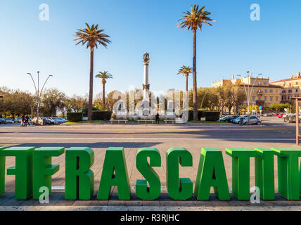 Frascati (Italien) - Eine kleine Stadt von Castelli Romani im Stadtgebiet von Rom, berühmt für die vielen Villa der päpstlichen Adel. Stockfoto