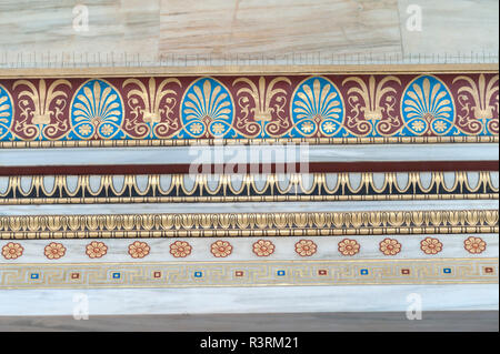Architektonische Details, Akademie von Athen, Athen, Griechenland Stockfoto