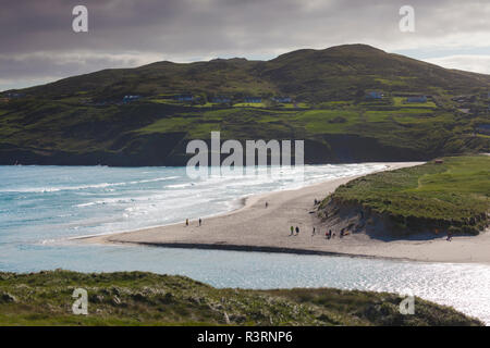 Irland, County Cork, Mizen Head Peninsula, Gerste Cove Beach, erhöht, Ansicht Stockfoto