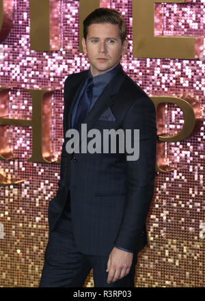 Die Weltpremiere von "Bohemian Rhapsody", gehalten an der SSE-Arena, Wembley - Ankunft mit: Allen Leech Wo: London, Großbritannien Wann: 23.Okt 2018 Credit: Mario Mitsis/WENN.com Stockfoto