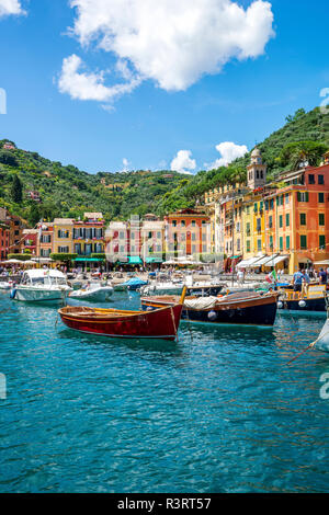 Italien, Ligurien, Golfo del Tigullio, Portofino Stockfoto