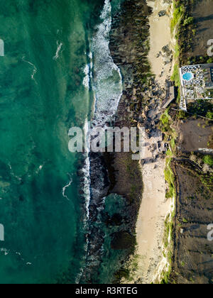 Indonesien, Bali, Luftaufnahme von Dreamland Beach Stockfoto