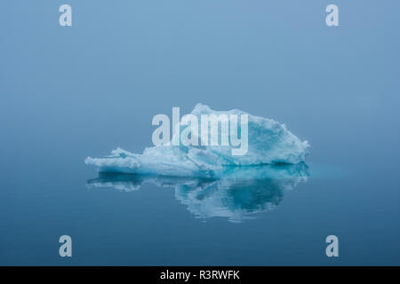 Norwegen, Spitzbergen, Nordaustlandet, Nordaust-Svalbard Nature Reserve. Eis entlang der Küste von Nordaustlandet in der Barentssee. Stockfoto