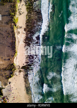 Indonesien, Bali, Luftaufnahme von Dreamland Beach Stockfoto
