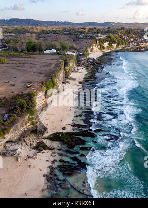 Indonesien, Bali, Luftaufnahme von Dreamland Beach Stockfoto