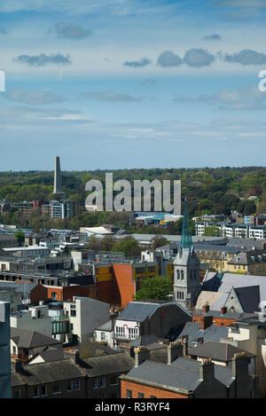 Irland, Dublin, Guinness Storehouse, Brauereimuseum, Blick auf die Stadt von der Dachterrasse Gravity Bar Stockfoto