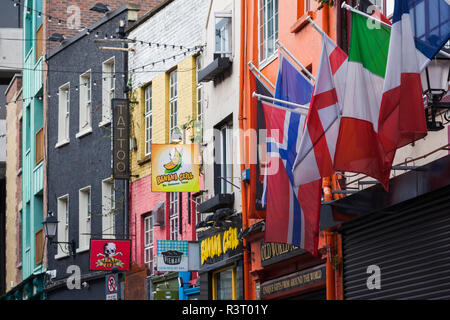 Irland, Dublin, Temple Bar, Krone Gasse Stockfoto