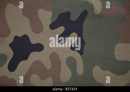 Camouflage-Muster-Hintergrund oder Textur Stockfoto