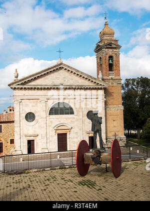 Italien, Monticiano, Madonna del Soccorso Kirche in der Stadt von Monticiano Stockfoto