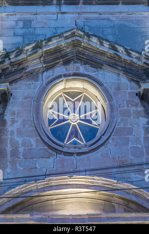 Malta, Birgu, St. Laurentius Kirche Detail Stockfoto