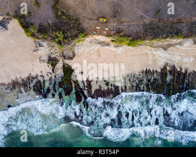 Indonesien, Bali, Luftaufnahme von Dreamland Beach Stockfoto