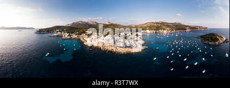 Spanien, Balearen, Mallorca, Luftbild der Bucht von Sant Elm Stockfoto