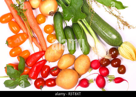 Thanksgiving, frischen Garten Gemüse Stockfoto