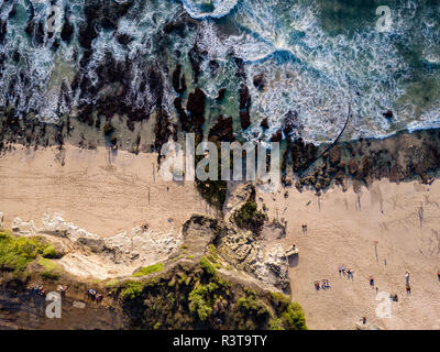 Indonesien, Bali, Luftaufnahme von Dreamland Beach Stockfoto