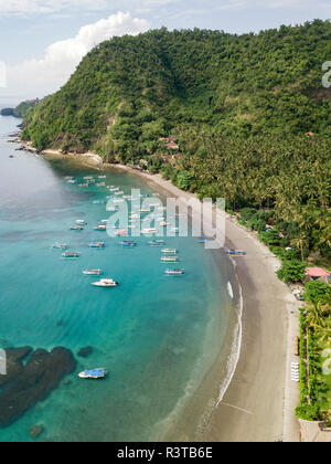 Indonesien, Bali, Luftaufnahme von Strand Stockfoto