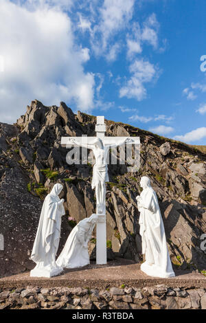 Irland, County Kerry, Dingle Halbinsel, Slea Head Drive, Slea Head, religiösen Schrein Stockfoto