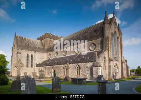 Irland, Grafschaft Kilkenny, Kilkenny Stadt, Kathedrale St. Canice, außen Stockfoto