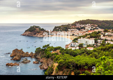 Spanien, Katalonien, Costa Brava, Tossa de Mar Stockfoto