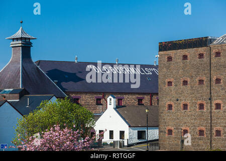 Großbritannien, Nordirland, County Antrim, Bushmills, Old Bushmills Distillery, weltweit älteste legal Whiskeybrennerei, seit 1608 Stockfoto