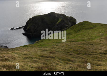 Landschaft in Fethaland, Festland, Shetland, Großbritannien Stockfoto
