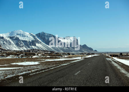 Ring Road in Island, Winter Stockfoto