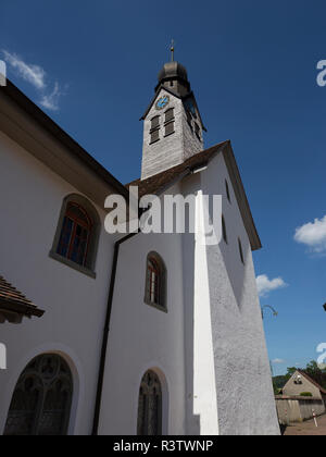 Berühmte Kloster in Berlingen, Schweiz Stockfoto