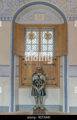 Großbritannien, Schottland, Stirling. King's innere Kammer in Stirling Castle, der Stewart Könige erbaut, James IV, James V. und Jakob VI. Im 16. Jahrhundert Stockfoto