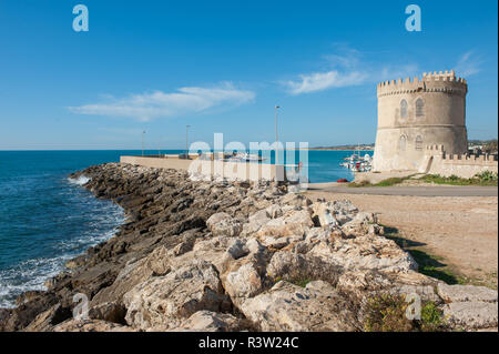 Torre Vado, entlang der Ionischen Küste des Salento, Lecce, Apulien, Italien Stockfoto