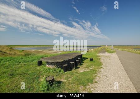 Oosterschelde Nationalpark in moriaanshoofd, schouwen - duiveland, Südliche Niederlande Stockfoto