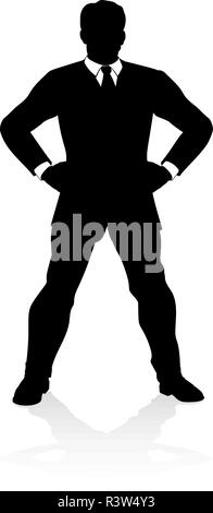 Business Person Silhouette Stock Vektor