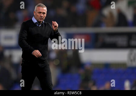 Manager von Ipswich Town, Paul Lambert - Ipswich Town v West Bromwich Albion, Sky Bet Meisterschaft, Portman Road, Ipswich - 23. November 2018 Stockfoto